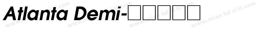 Atlanta Demi字体转换
